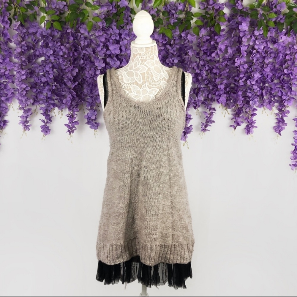 Free People Sweater Dress tunic Med